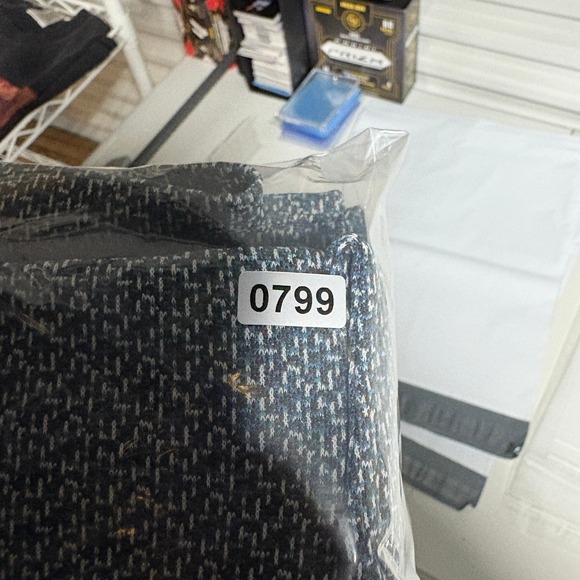 Panhandle Slim Mens Patterned Dress Pants Trousers Size 32x31 Blue White - Picture 5 of 5